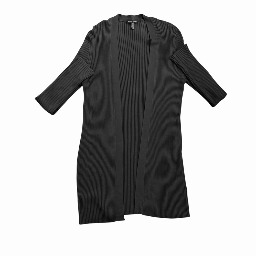 Eileen Fisher Cardigan Charcoal Tencel Cardigan